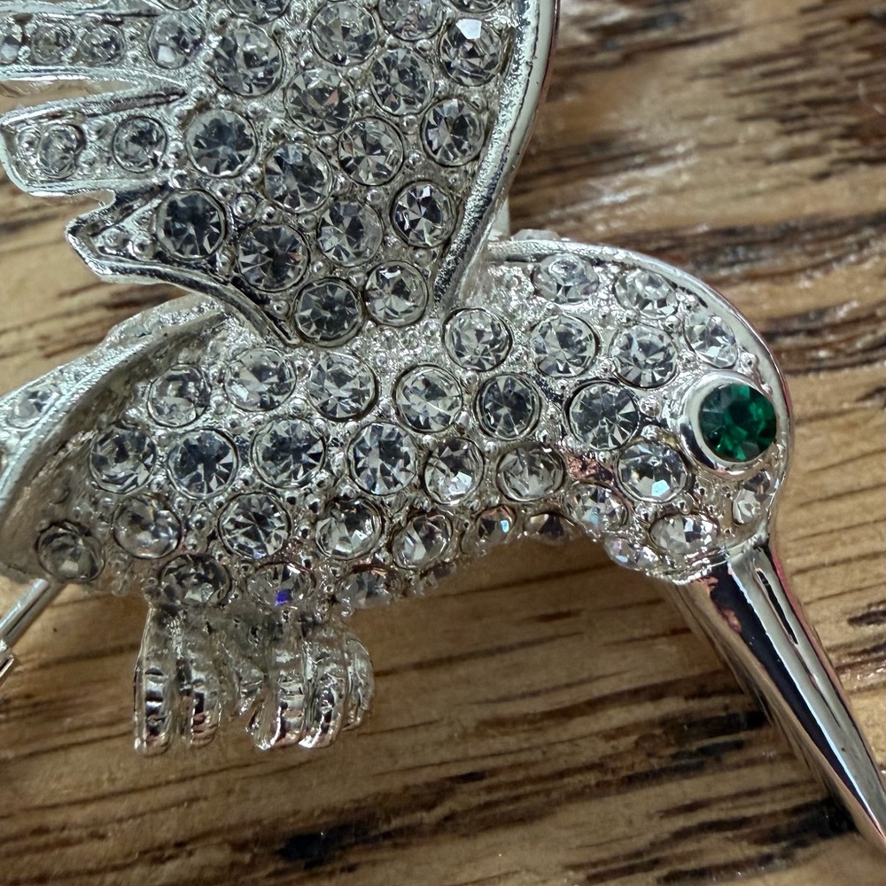 Hummingbird brooch - Picture 2 of 5